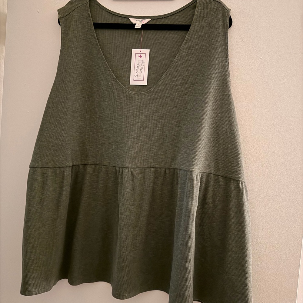 Terra & Sky Sage Green Tank Top